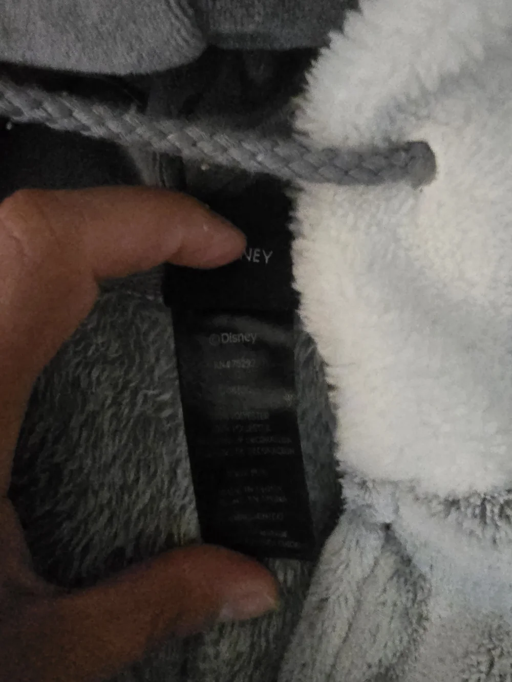 Disney Plush Hoodie and Joggers in Gray and White - Picture 5 of 5